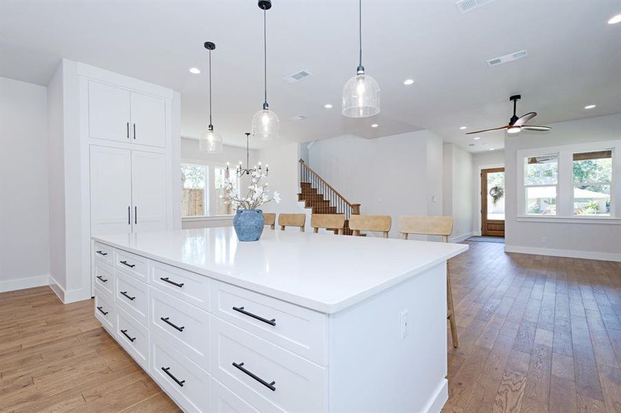 Furnished interior view inside a new home in , Justin (Image 5).