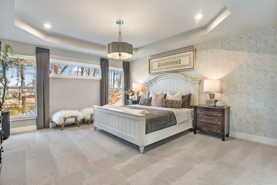 Representative furnished interior of a home built from the Grandin by Fischer Homes in The Dunes at Sandbar, Santa Rosa Beach (Image 84).