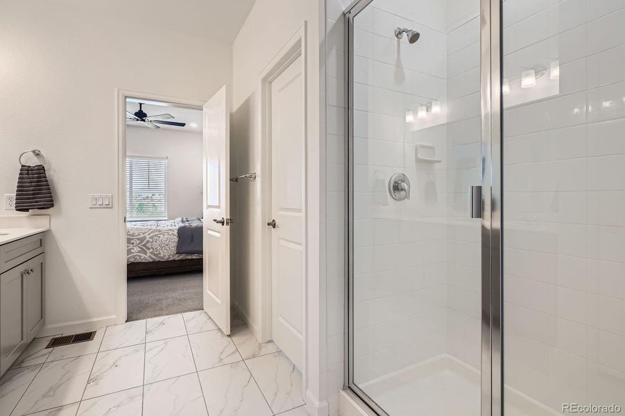 Furnished interior view inside a new home in Single Family Homes at Anthology North, Parker (Image 12). Furnished interior view inside a new home in Single Family Homes at Anthology North, Parker (Image 12).
