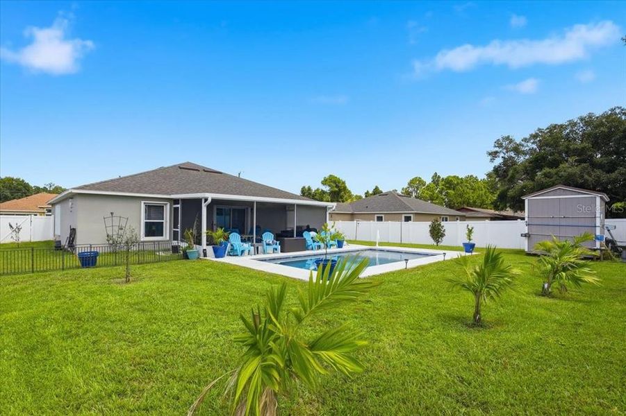 Exterior details and patio area of a home in , Palm Coast (Image 35). Exterior details and patio area of a home in , Palm Coast (Image 35).