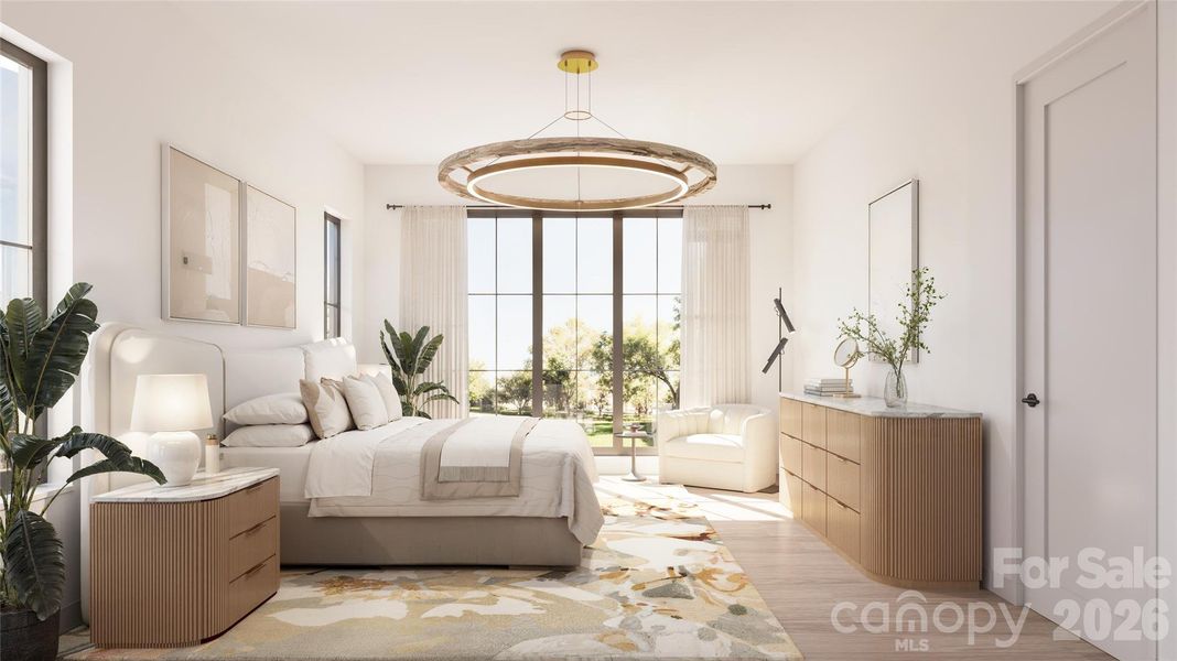 Furnished interior view inside a new home in , Davidson (Image 7).