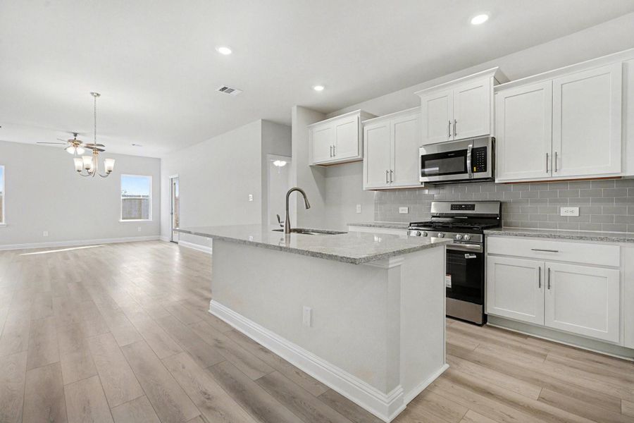 Furnished interior view inside a new home in Bayou Maison, Dickinson (Image 8).