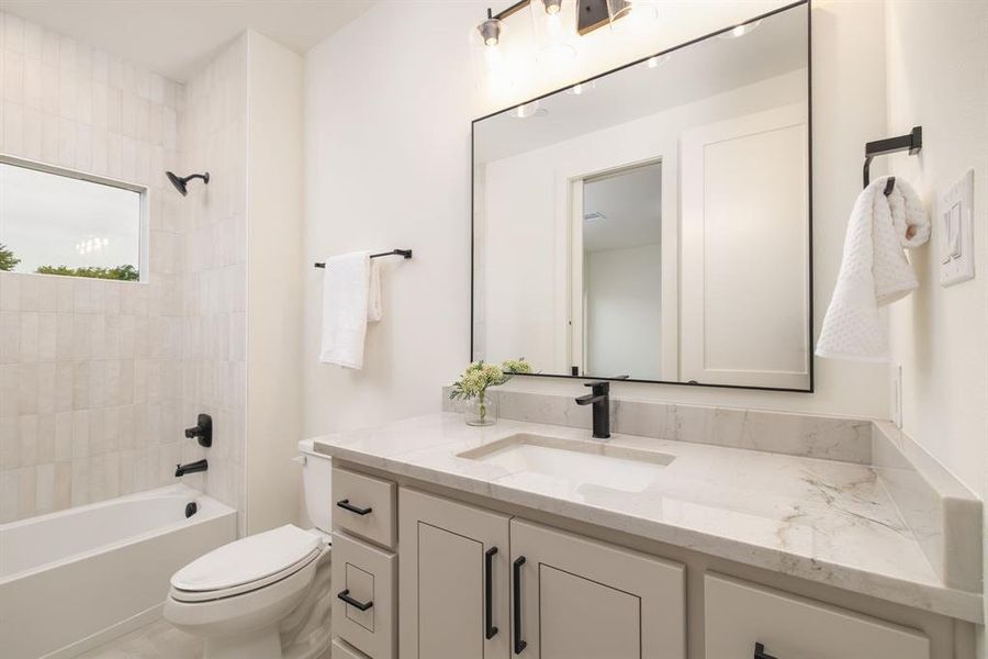 Furnished interior view inside a new home in Dove Station, Grapevine (Image 14).
