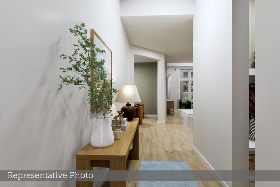 Furnished interior view inside a new home in Landmark, Denton (Image 6).
