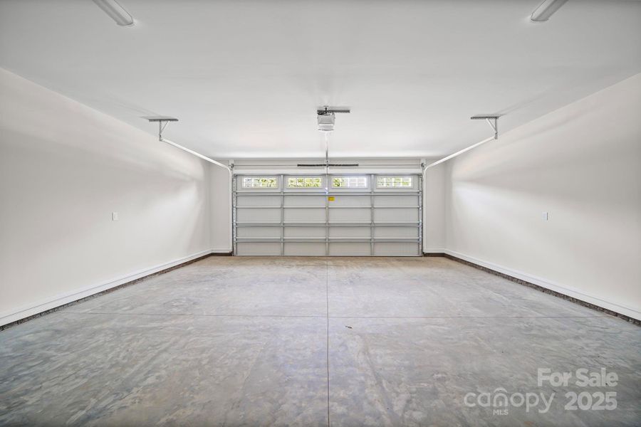 Oversized 2-car garage. Oversized 2-car garage.