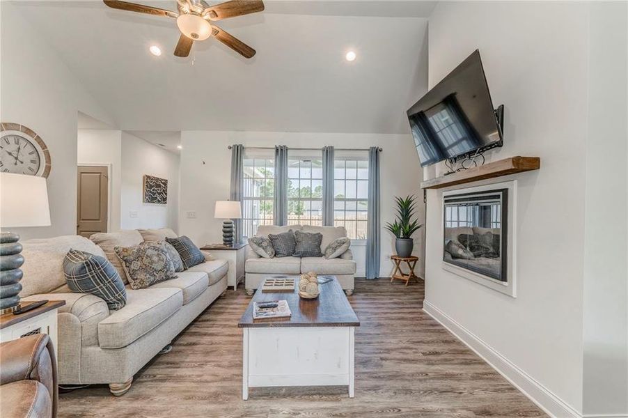 Furnished interior view inside a new home in , Cartersville (Image 35).