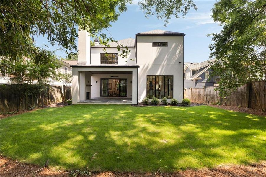 Front exterior of a new home in , Atlanta, GA, highlighting curb appeal (Image 24).