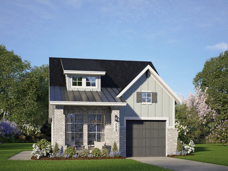 Representative exterior photo of a completed home built from the Pommery – Chateau Collection by Chesmar Homes in Kresston, Montgomery, TX (Image 3). Representative exterior photo of a completed home built from the Pommery – Chateau Collection by Chesmar Homes in Kresston, Montgomery, TX (Image 3).