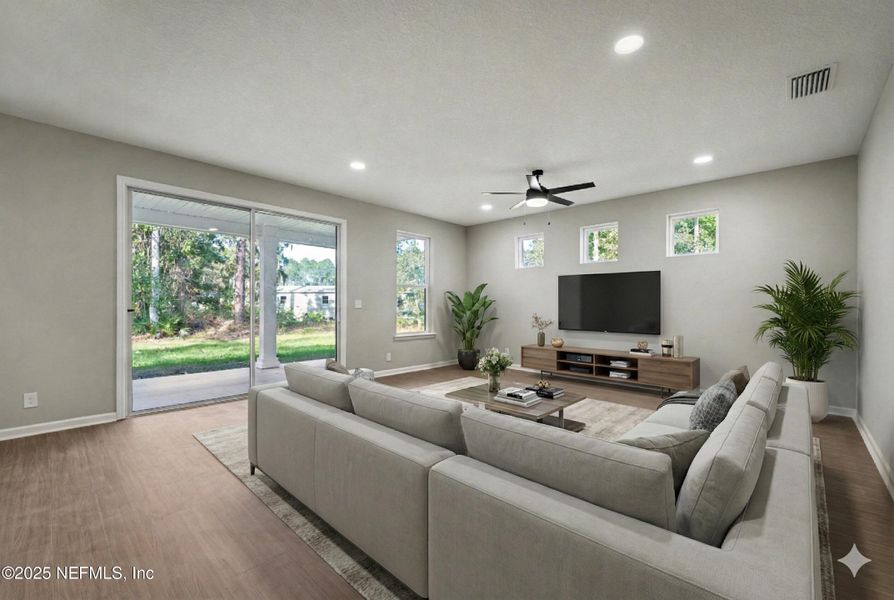 Furnished interior view inside a new home in , Green Cove Springs (Image 8). Furnished interior view inside a new home in , Green Cove Springs (Image 8).