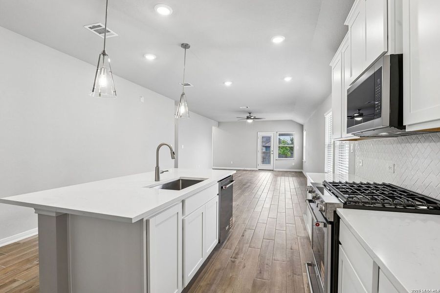 Furnished interior view inside a new home in Kallison Ranch, San Antonio (Image 14).