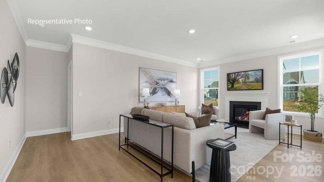 Furnished interior view inside a new home in Sylvan Creek, Denver (Image 13).