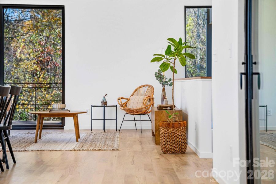 Furnished interior view inside a new home in , Asheville (Image 3).
