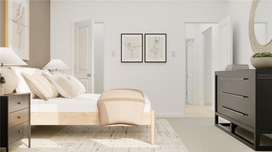 Furnished interior view inside a new home in Groves at Grenelefe: Classic Collection, Haines City (Image 21).