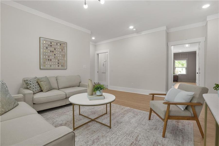 Furnished interior view inside a new home in , Scottdale (Image 46).