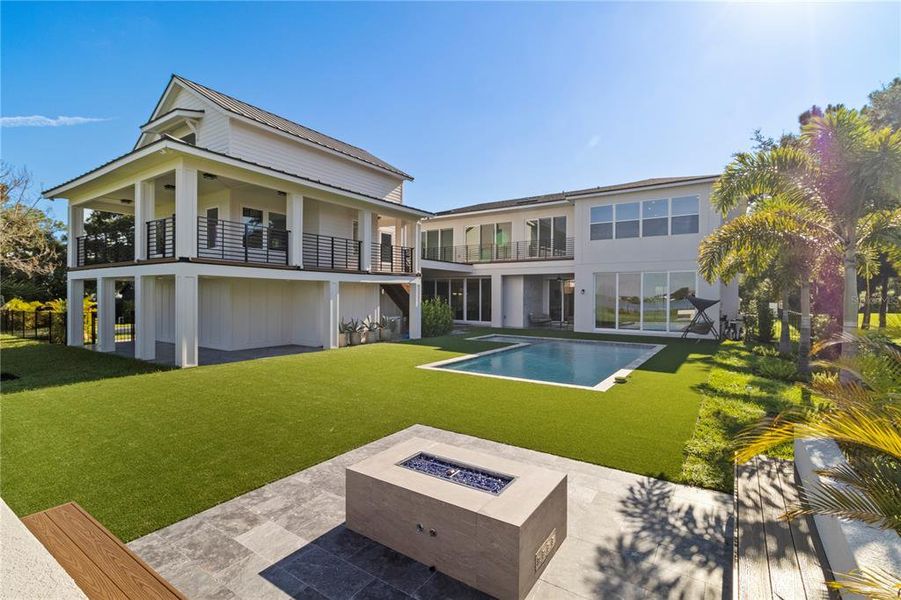 Front exterior of a new home in Windermere, Windermere, FL, highlighting curb appeal (Image 27).