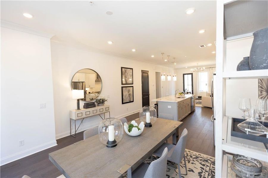 Furnished interior view inside a new home in Waterside Condos, Peachtree Corners (Image 26).