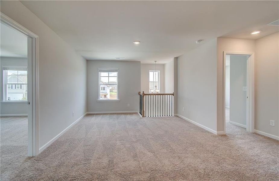 Spacious, unfurnished interior of a new home in Chapel Hill, Newnan (Image 28).