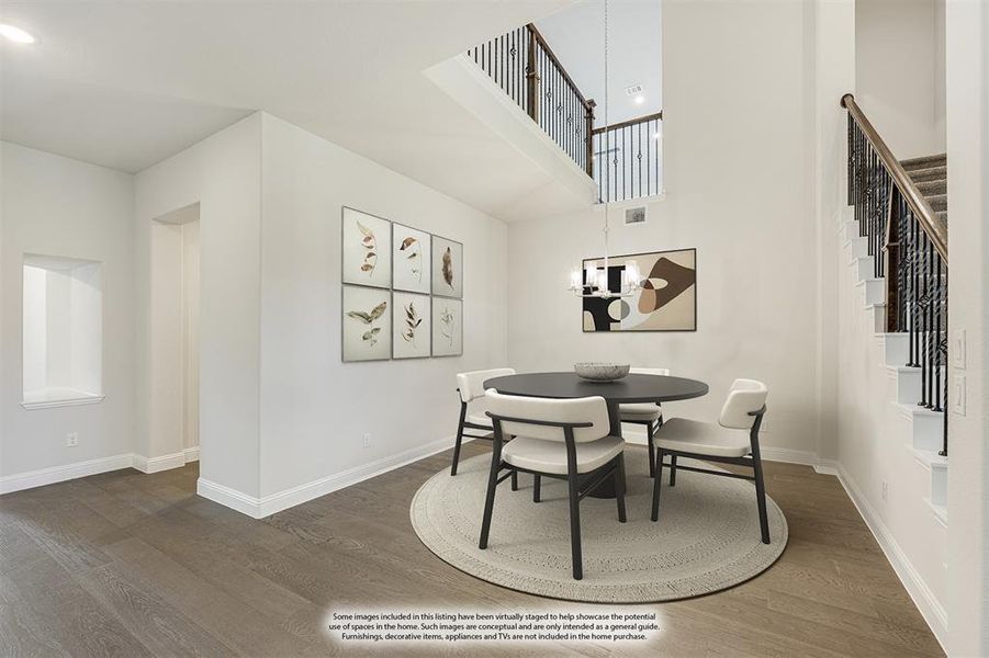 Furnished interior view inside a new home in Legacy Ranch Classic 60, Melissa (Image 13).