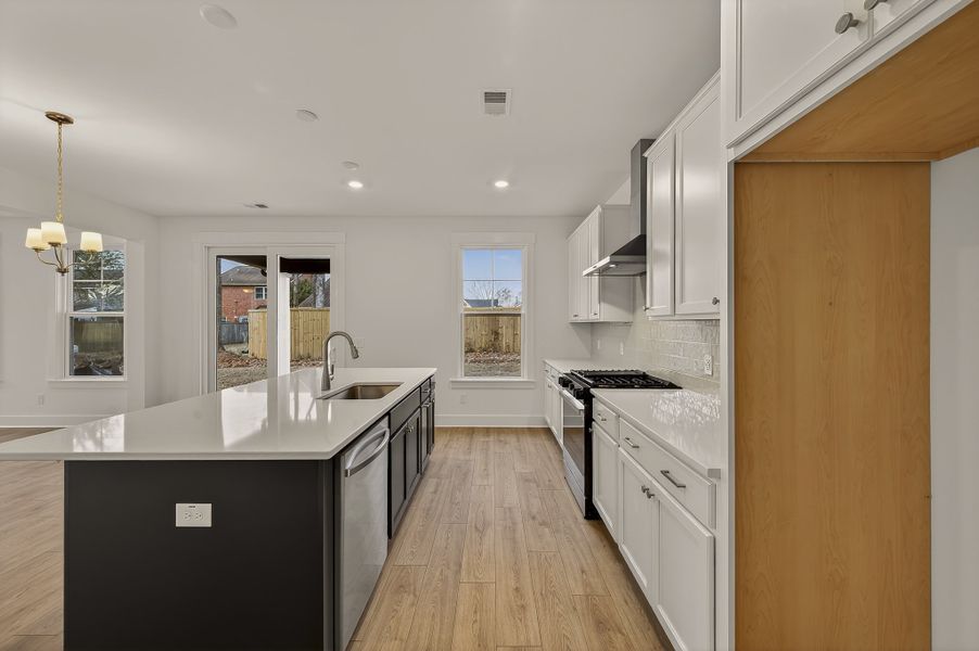 Representative furnished interior of a home built from the Ellis by Hunter Quinn Homes in Creek Pointe, Moncks Corner (Image 9).