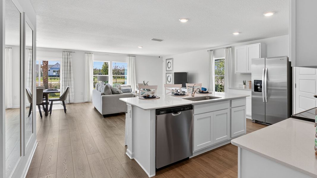 Representative furnished interior of a home built from the CALI by D.R. Horton in Sawmill Branch Express, Palm Coast (Image 5).