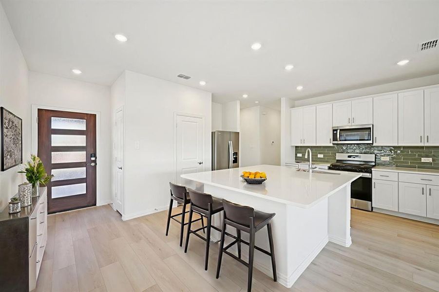 Photo is not of the actual home, but is an inspirational photo of builder’s model home and may depict options, furnishings, and/or decorator features that are not included.