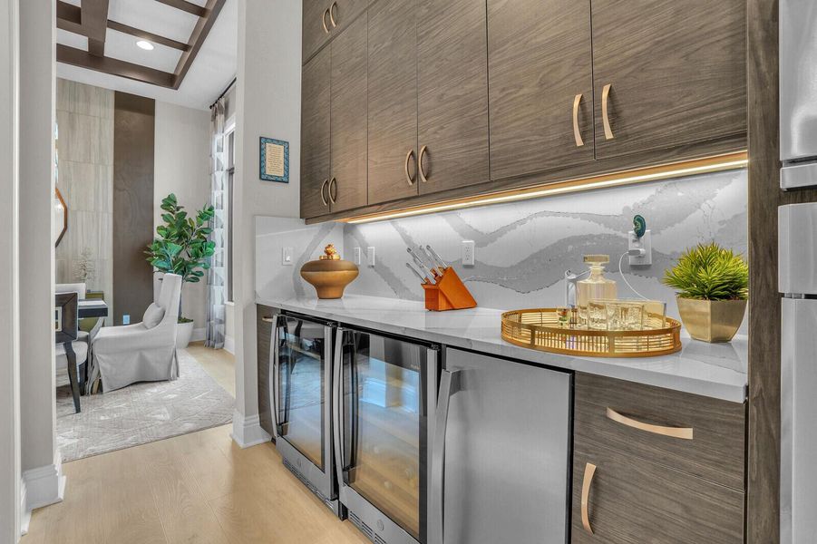 Furnished interior view inside a new home in Alton, Palm Beach Gardens (Image 21).