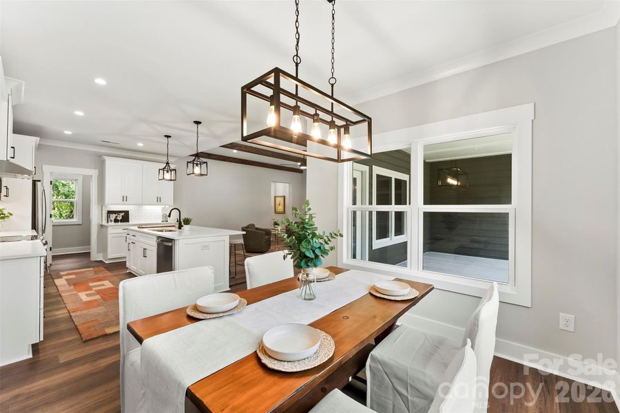 Furnished interior view inside a new home in , York (Image 19).