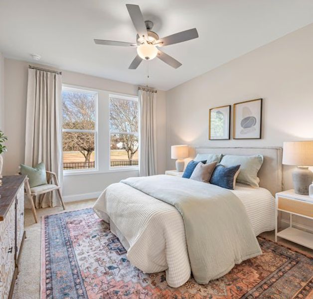 Representative furnished interior of a home built from the The Hawthorne by Windsong Properties in Harmony Walk, Cartersville (Image 8).