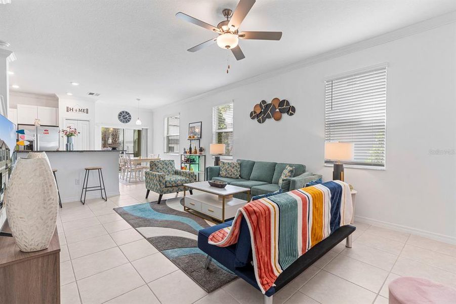 Furnished interior view inside a new home in , Zephyrhills (Image 10). Furnished interior view inside a new home in , Zephyrhills (Image 10).