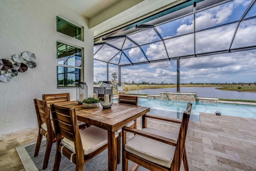 Representative exterior details of a home built from the Redmond by GHO Homes in Bent Pine Preserve, Vero Beach (Image 9).