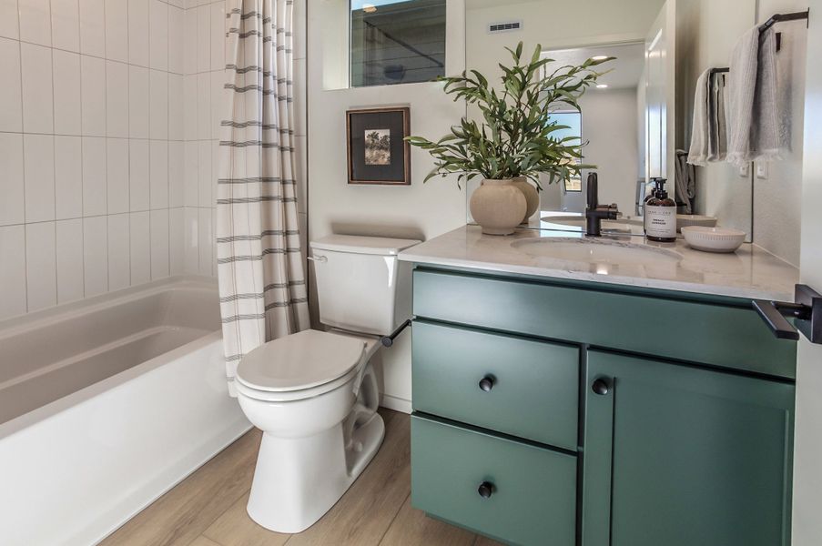 Representative furnished interior of a home built from the Marigold by Hartford Homes in Bloom, Fort Collins (Image 38).