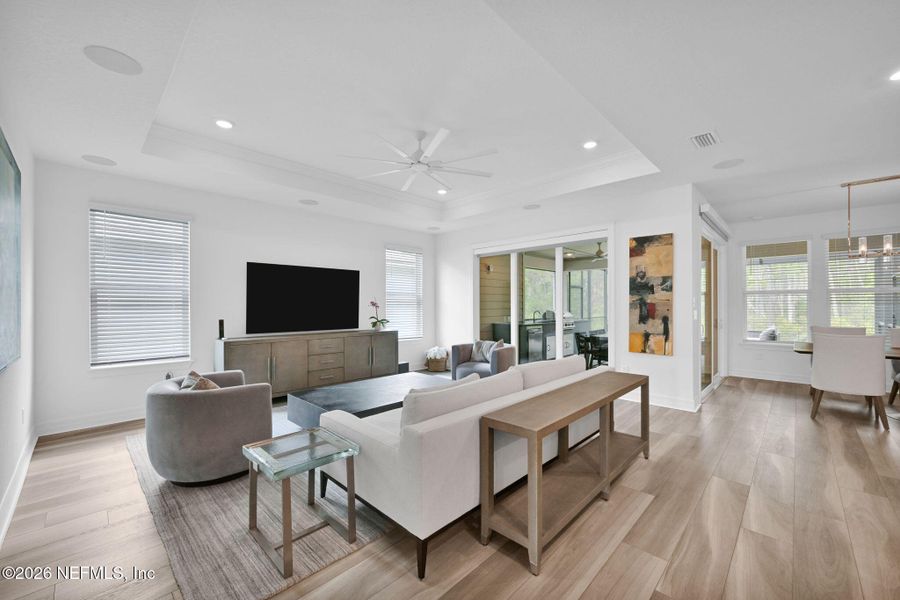 Furnished interior view inside a new home in , Jacksonville (Image 37).
