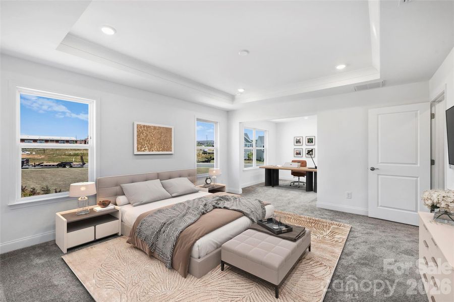 Furnished interior view inside a new home in , Concord (Image 5).