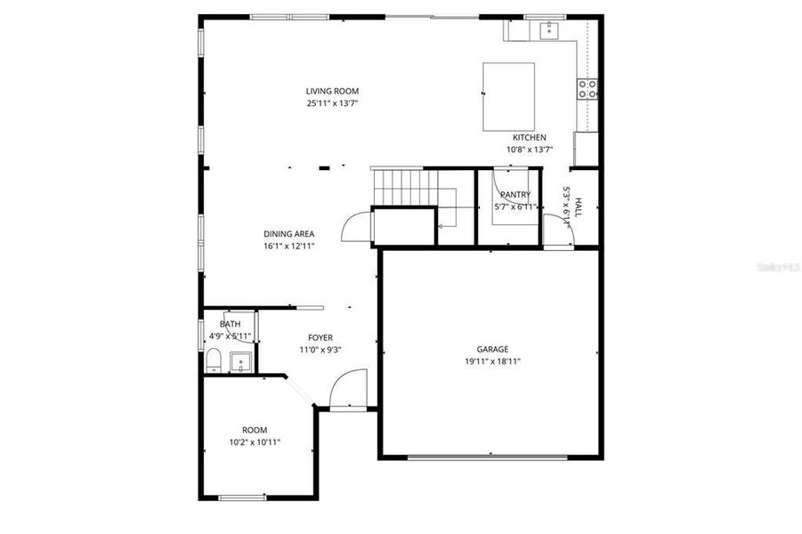 2D floor plan layout of this home in , Davenport, FL (Image 7). 2D floor plan layout of this home in , Davenport, FL (Image 7).