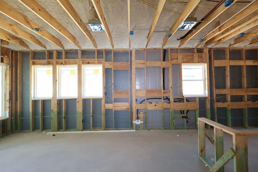 In-progress construction of a new home in Two Step Farm - Landmark Row Collection, Montgomery, TX (Image 8).