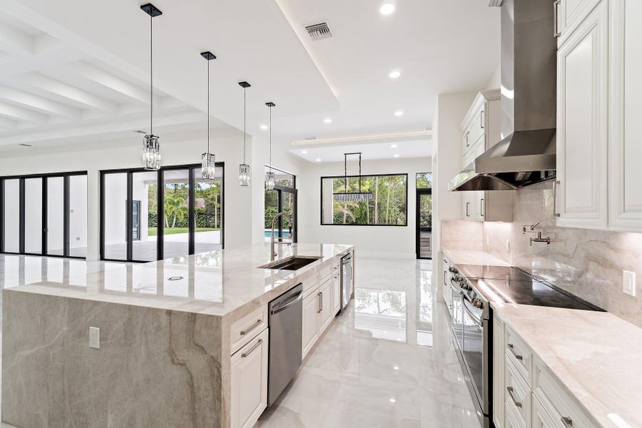 Furnished interior view inside a new home in , Jupiter (Image 12).