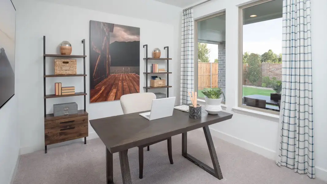 Furnished interior view inside a new home in Woodhavyn, Magnolia (Image 40).