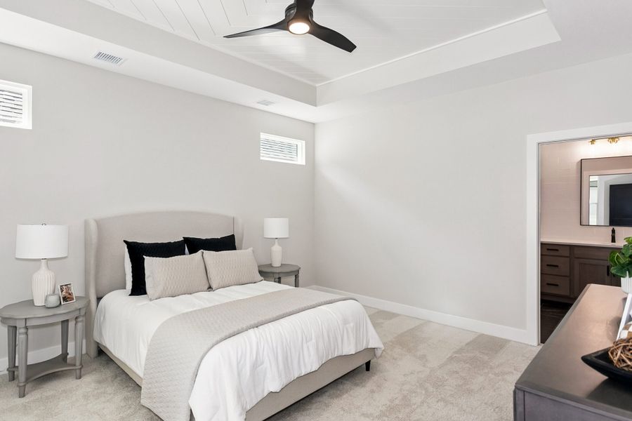 Furnished interior view inside a new home in The Courtyards at Jacobs Farm, Wichita (Image 10).