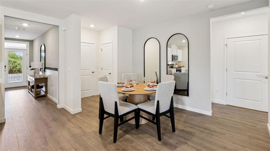 Furnished interior view inside a new home in Harmony West, St. Cloud (Image 5).