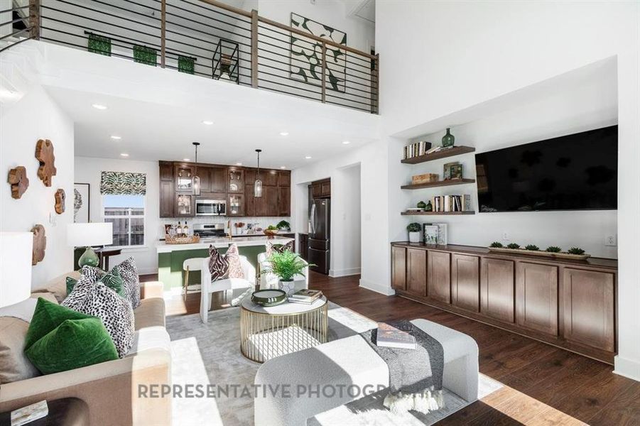Furnished interior view inside a new home in , Royse City (Image 24).
