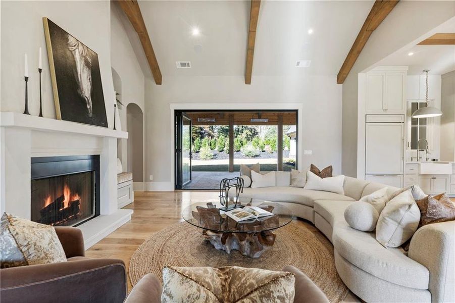 Furnished interior view inside a new home in , Alpharetta (Image 52).