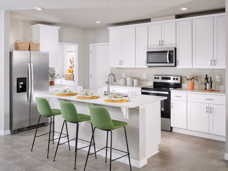 Kitchen in the Yellowstone model in Silver Springs.