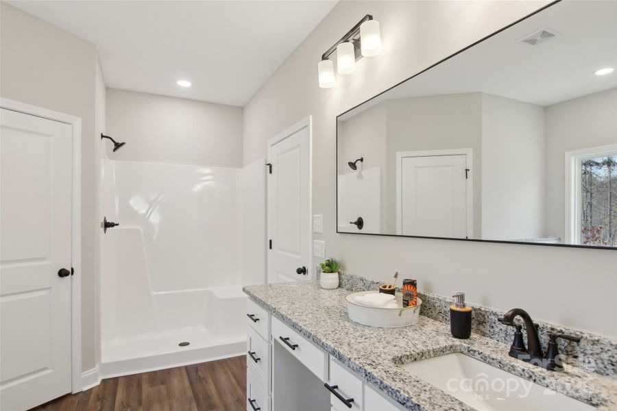 Furnished interior view inside a new home in , Bryson City (Image 17).