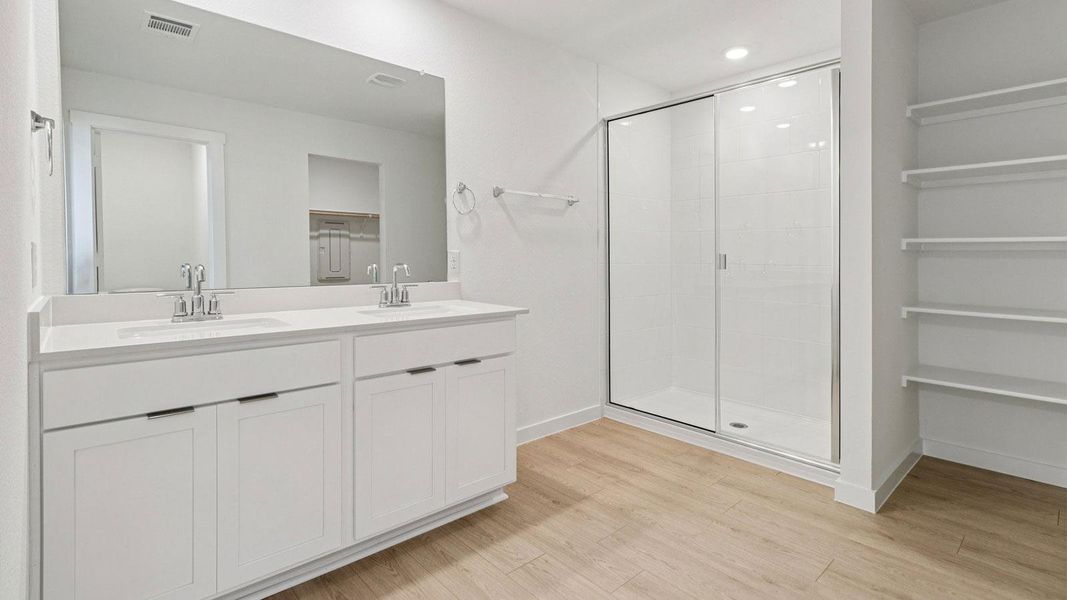Furnished interior view inside a new home in Monarch Ranch, Manor (Image 9).