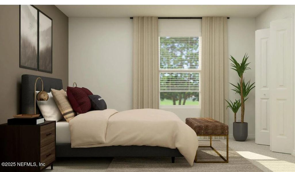 Furnished interior view inside a new home in Kings Preserve, Jacksonville (Image 4). Furnished interior view inside a new home in Kings Preserve, Jacksonville (Image 4).