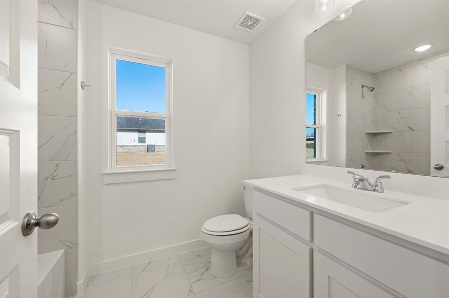 Furnished interior view inside a new home in Gatlin Ranch, Springtown (Image 8).