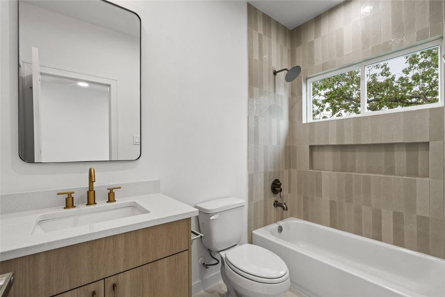 Furnished interior view inside a new home in , Houston (Image 17).