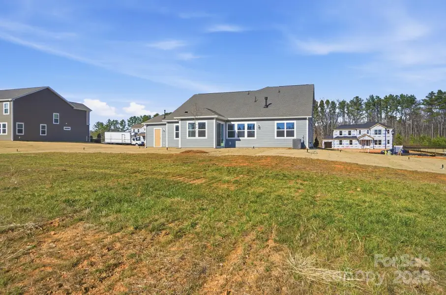 Exterior details and patio area of a home in Blair Place, Monroe (Image 3).