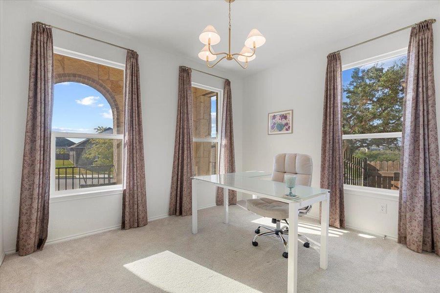 Furnished interior view inside a new home in , Austin (Image 27). Furnished interior view inside a new home in , Austin (Image 27).