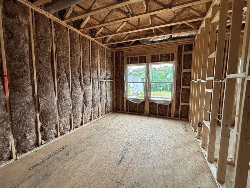 In-progress construction of a new home in Arbors at Richland Creek, Buford, GA (Image 7).